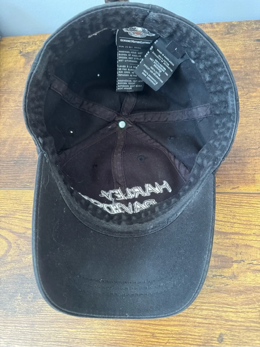 Harley-Davidson MotorClothes Fitted‎ Baseball Cap Black Size L 2013 Logo Hat